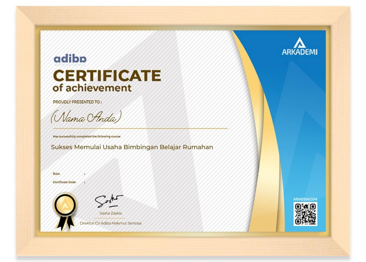 Sukses Memulai Usaha Bimbingan Belajar Rumahan Arkademi